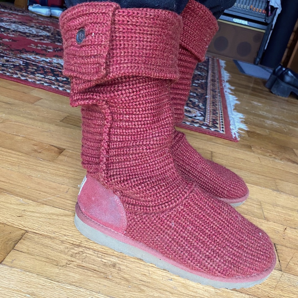 UGG Classic Cardy Knit boots